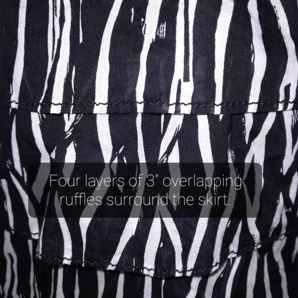 27A. Ann Taylor LOFT Ruffled Cotton Skirt - Picture 14 of 14